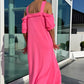 🏖️ Summer Sale 💃 Robes Maxi épaules froides pour femmes