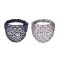 ✨Bandeau Creux Large à Perles en Fleurs de Prunier