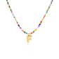 ✨Collier avec Perles et Lettre pour Femme (A-Z)