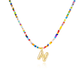✨Collier avec Perles et Lettre pour Femme (A-Z)