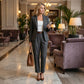 💎 60% DE RÉDUCTION – TEMPS LIMITÉ ! 💎 Ensemble Veste à Col & Pantalon pour Femme – Coupe Cintrée, Tissu Doux & Look Professionnel Élégant 👖✨