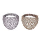 ✨Bandeau Creux Large à Perles en Fleurs de Prunier