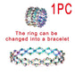 💕50% de réduction🎁Cadeau parfait : Bracelet transformable avec breloque CZ étincelante 💎