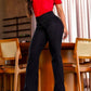 🔥 50% de réduction ! ⏰ Jean Évasé Taille Haute en Stretch – Silhouette Allongée, Confort Extensible & Look Élégant Toute la Journée 👖✨