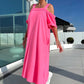 🏖️ Summer Sale 💃 Robes Maxi épaules froides pour femmes