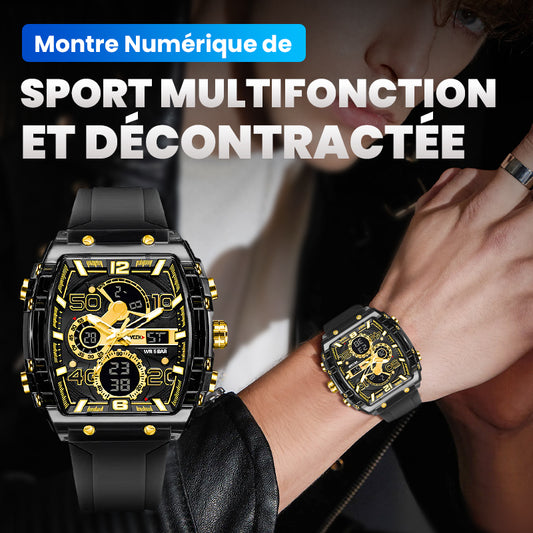 ⌚Montre Numérique de Sport Multifonction et Décontractée