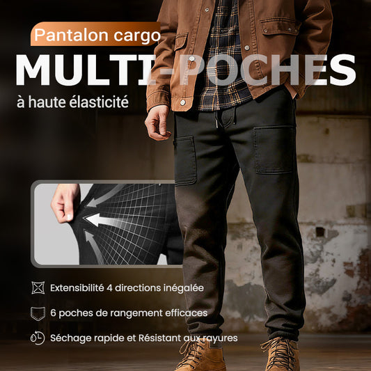 💥Dernier jour de soldes 50 % DE RÉDUCTION🏆MultiPants – Pantalon cargo résistant et extensible avec multiples poches