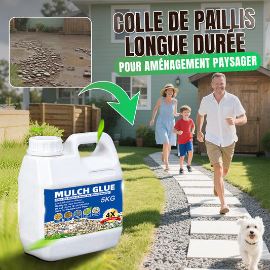 Colle de Paillis Durable pour l'Aménagement Paysager