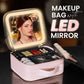 ✨ 50 % de réduction + livraison gratuite 🔥 Trousse de maquillage portable avec miroir LED – Maquillage parfait partout