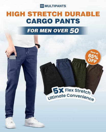 💥Dernier jour de soldes 50 % DE RÉDUCTION🏆MultiPants – Pantalon cargo résistant et extensible avec multiples poches
