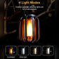 Lampe d'extérieur en forme de lanterne solaire avec 4 modes d'éclairage