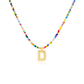 ✨Collier avec Perles et Lettre pour Femme (A-Z)