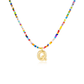 ✨Collier avec Perles et Lettre pour Femme (A-Z)
