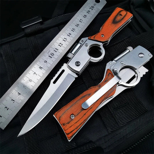 📢✨50% de réduction pour une durée limitée💥Couteau pliant portable en acier inoxydable pour l'extérieur🔪