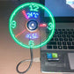 🔥Offre spéciale🔥Ventilateur USB avec éclairage d'horloge LED