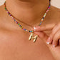 ✨Collier avec Perles et Lettre pour Femme (A-Z)