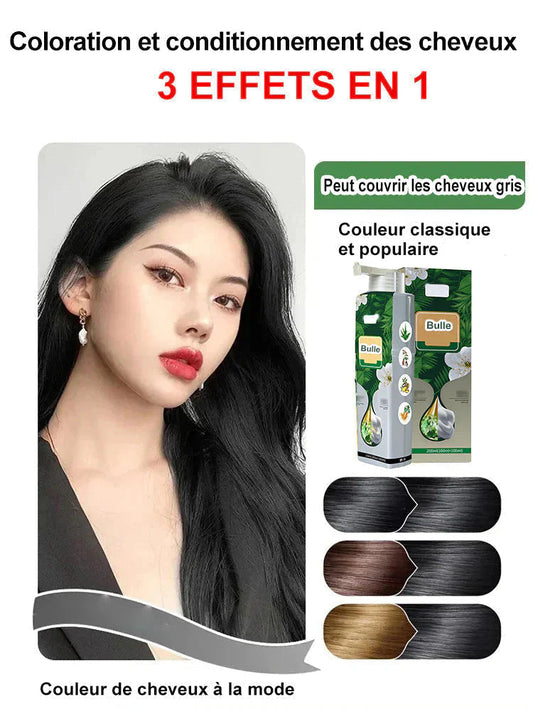 🧴 Teinture Moussante aux Plantes Pures – Achetez-en 2, Recevez-en 1 Gratuitement ! 🎁🪻