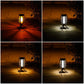Lampe d'extérieur en forme de lanterne solaire avec 4 modes d'éclairage
