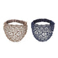 ✨Bandeau Creux Large à Perles en Fleurs de Prunier