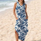 👗🌺Robe Longue d’Été Sans Manches avec Poches