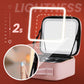 ✨ 50 % de réduction + livraison gratuite 🔥 Trousse de maquillage portable avec miroir LED – Maquillage parfait partout