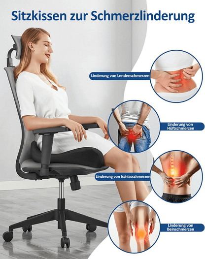 🎁DERNIER JOUR 50 % DE RÉDUCTION🔥Coussin de siège ergonomique en mousse à mémoire de forme