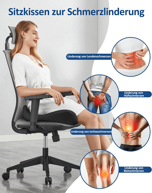 🎁DERNIER JOUR 50 % DE RÉDUCTION🔥Coussin de siège ergonomique en mousse à mémoire de forme