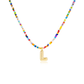 ✨Collier avec Perles et Lettre pour Femme (A-Z)