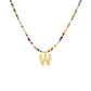 ✨Collier avec Perles et Lettre pour Femme (A-Z)