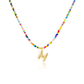 ✨Collier avec Perles et Lettre pour Femme (A-Z)