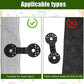 Clips de fixation des bords pour filet de protection solaire épais des serres