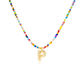 ✨Collier avec Perles et Lettre pour Femme (A-Z)