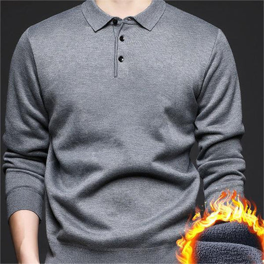 🧥 60% DE RÉDUCTION ! 🔥 Pull Matelassé à Revers Épais pour Homme ✨