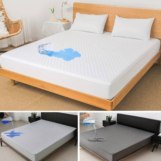 🛏️ 50% DE RÉDUCTION ! ✨ Protège-Matelas Imperméable Matelassé - Doux et Respirant, Protection Anti-Allergènes et Anti-Liquide, Lavable en Machine 🛌📦