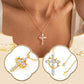 Collier avec Pendentif Croix & Couronne Éternelles