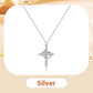 Collier avec Pendentif Croix & Couronne Éternelles