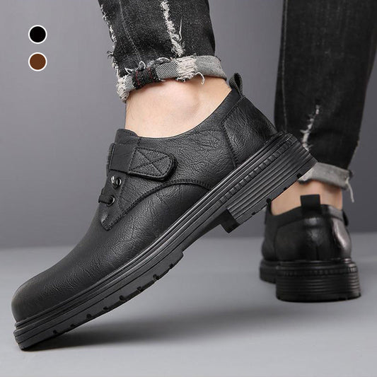 📢📢50 % de réduction！！！📍Chaussures Rétro Respirantes en PU Cuir à Semelle Souple pour Hommes