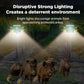 💥📣📣Lampe d'avertissement solaire anti - bête avec volume élevé