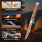 🔥🗡️Couteau pliant avec manche en bois pour le travail, la randonnée et le camping⛺