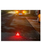 🚗2-EN-1 Lampe de Signalisation d'Urgence Solaire Triangulaire pour le Bord de Route