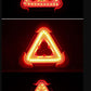 🚗2-EN-1 Lampe de Signalisation d'Urgence Solaire Triangulaire pour le Bord de Route