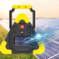 🚗2-EN-1 Lampe de Signalisation d'Urgence Solaire Triangulaire pour le Bord de Route