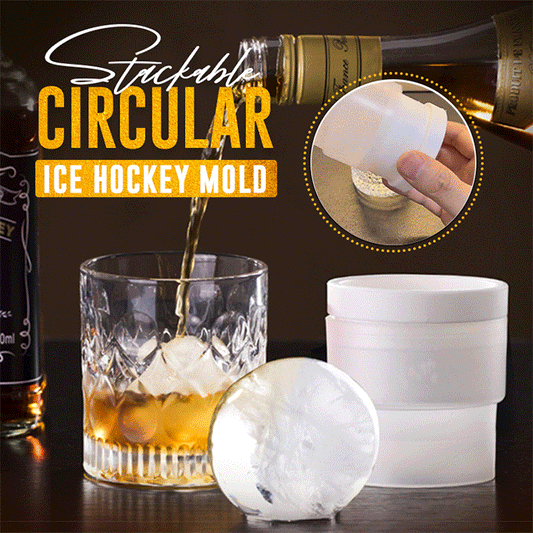 ❄️Moule Empilable Circulaire pour Boules de Glace de Qualité Alimentaire pour Cocktail et Whisky
