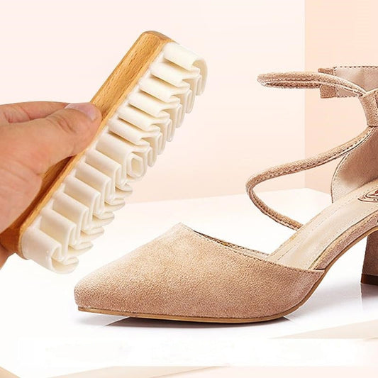 Brosse de nettoyage en caoutchouc pour chaussures en daim