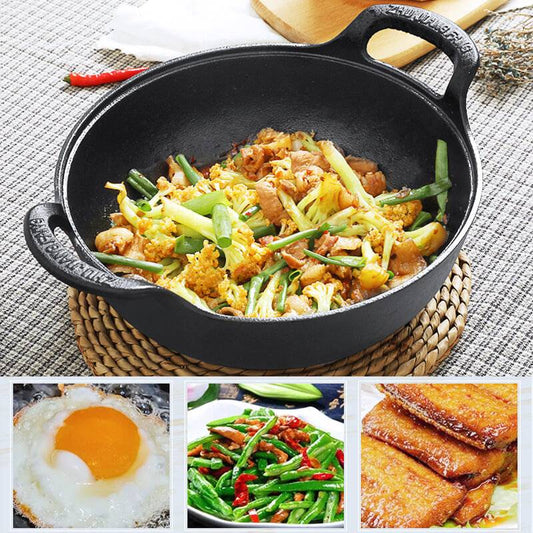 🍳C'est le dernier jour de la campagne🔥Pot en fer épais non revêtu(🚀50% de réduction)