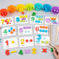 Kit de Jeu de Perles à Clip Mathématiques Éducatives