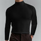 👕 58% DE RÉDUCTION ! ✨ T-shirt Homme à Col Montant - Coupe Adjustable et Tissu Respirant, Idéal pour Sport ou Quotidien 🏃‍♂️📦
