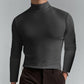 👕 58% DE RÉDUCTION ! ✨ T-shirt Homme à Col Montant - Coupe Adjustable et Tissu Respirant, Idéal pour Sport ou Quotidien 🏃‍♂️📦