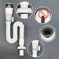 Tuyau de drainage Flexible Multifonction avec Coupe Anti-Odeur
