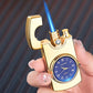 Briquet Métallique Coupe-Vent Gonflable avec Montre